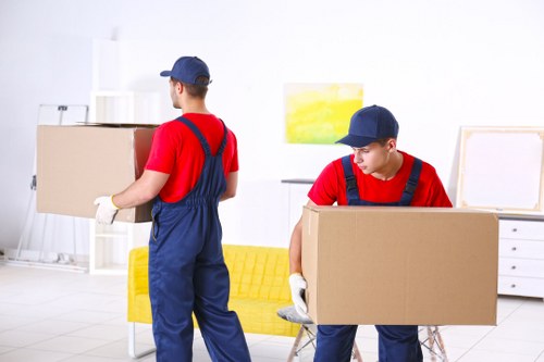 Van loading help for a local move in Westminster