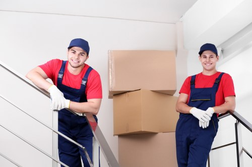 Westminster Movers team preparing a careful relocation service