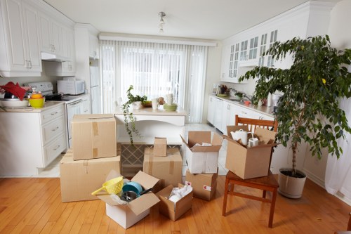 Professional movers planning house removals in Westminster