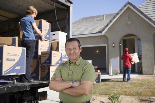 Professional furniture removal in Westminster with careful loading