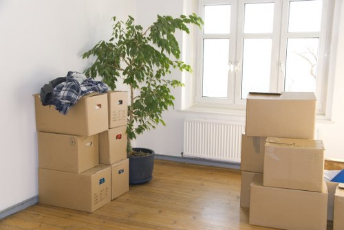 Organized Westminster moving service handling household belongings