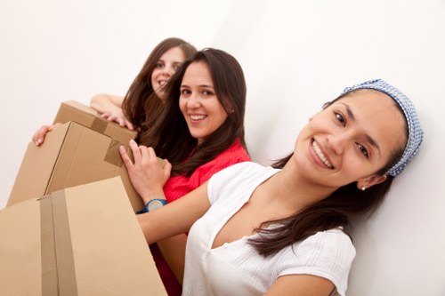 Dependable Westminster movers helping a family settle into a new space
