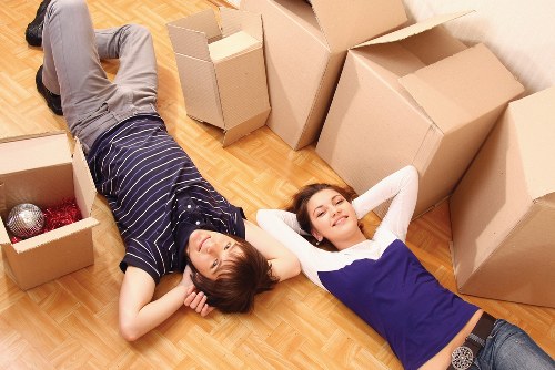Furniture loading into van in Westminster