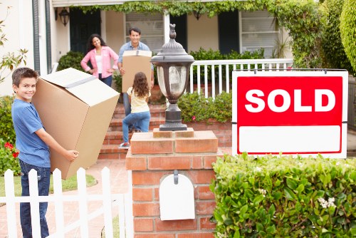 Professional movers managing a residential move with attention to detail
